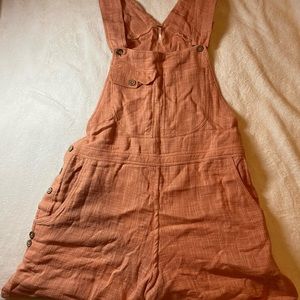 Free People Overall Shorts